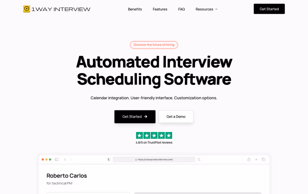 Interview Scheduling Software