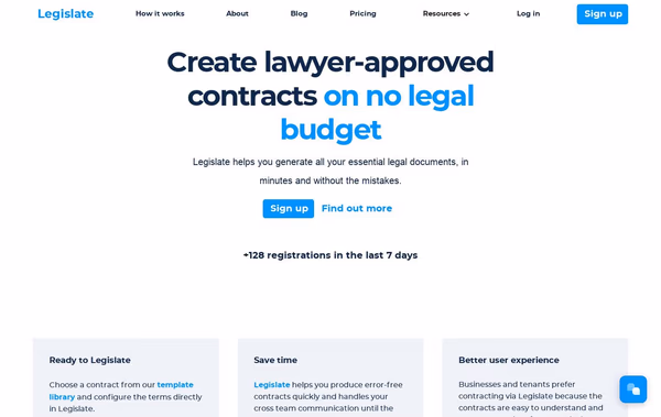 Legislate