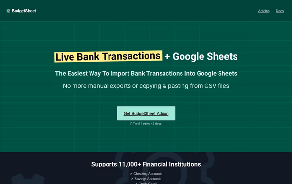 BudgetSheet