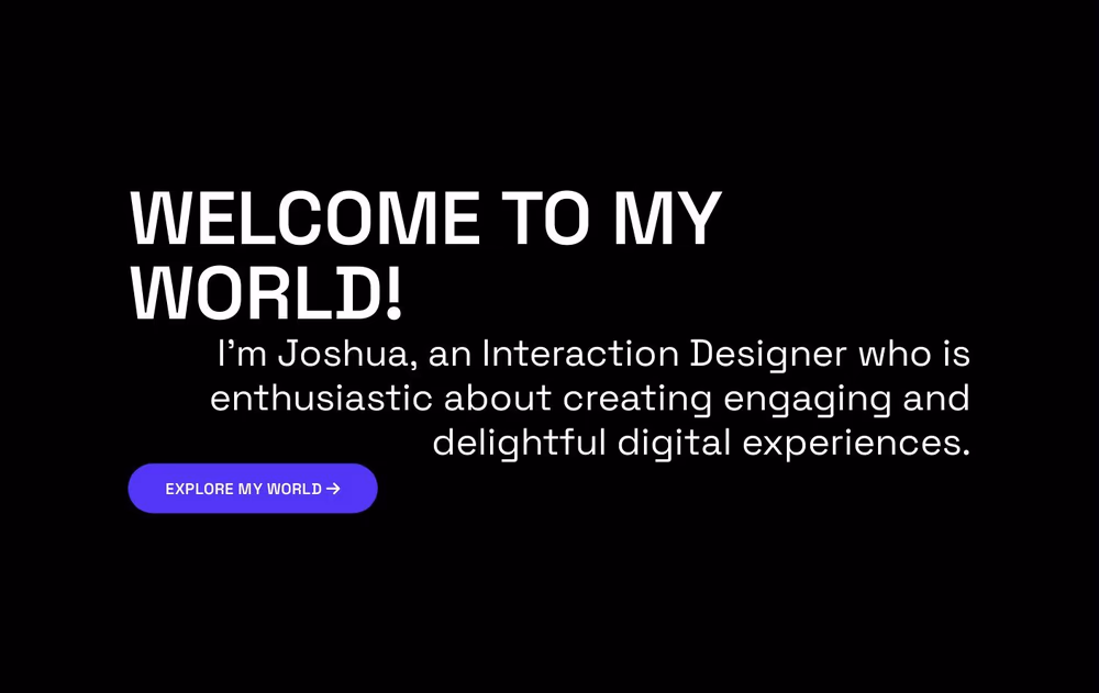Joshua's World