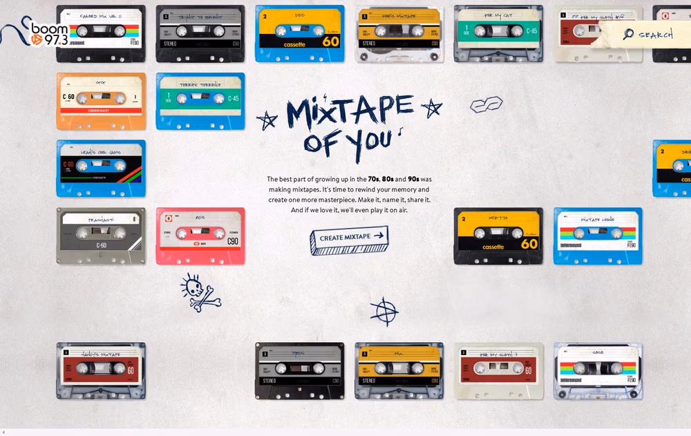 Mix tape of you
