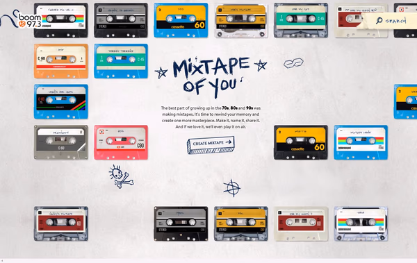 Mix tape of you