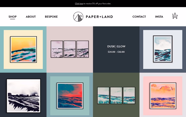 Paper + Land – Contemporary Landscape Art Prints 