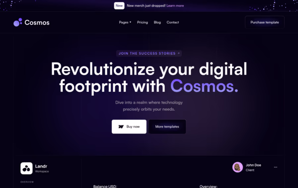 Cosmos Webflow 