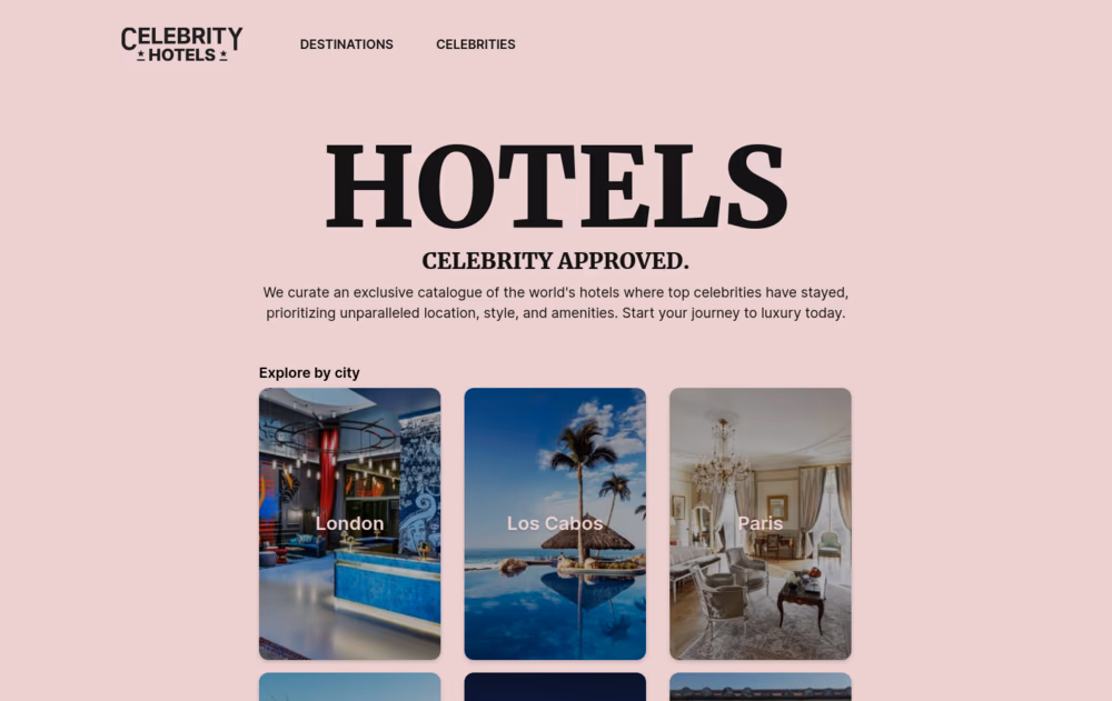 Celebrity Hotels
