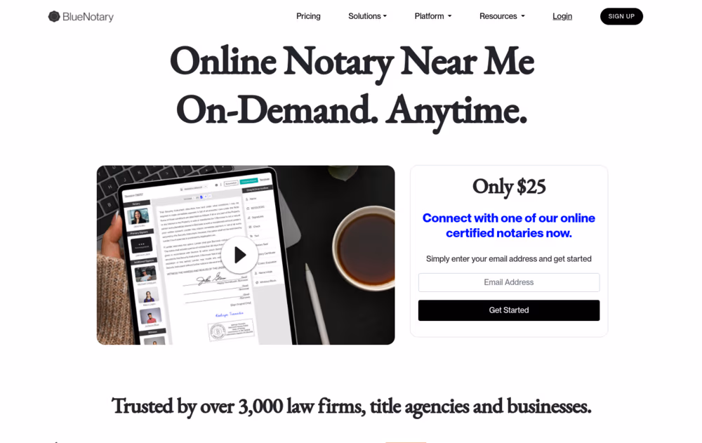 Blue Notary