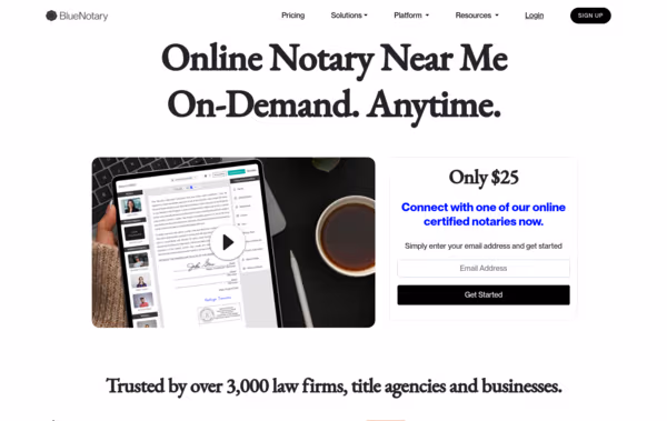 Blue Notary